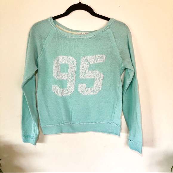Light teal sweater 95 - Picture 2 of 8